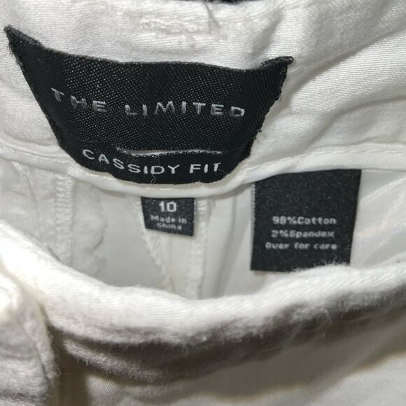 The Limited Cassidy Fit Shorts White Size 10 - Picture 3 of 3